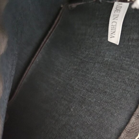 Super Tote New Crochet Boho Bucket Neutral Taupe Cream 3 Piece Shoulder Bag - Picture 11 of 16